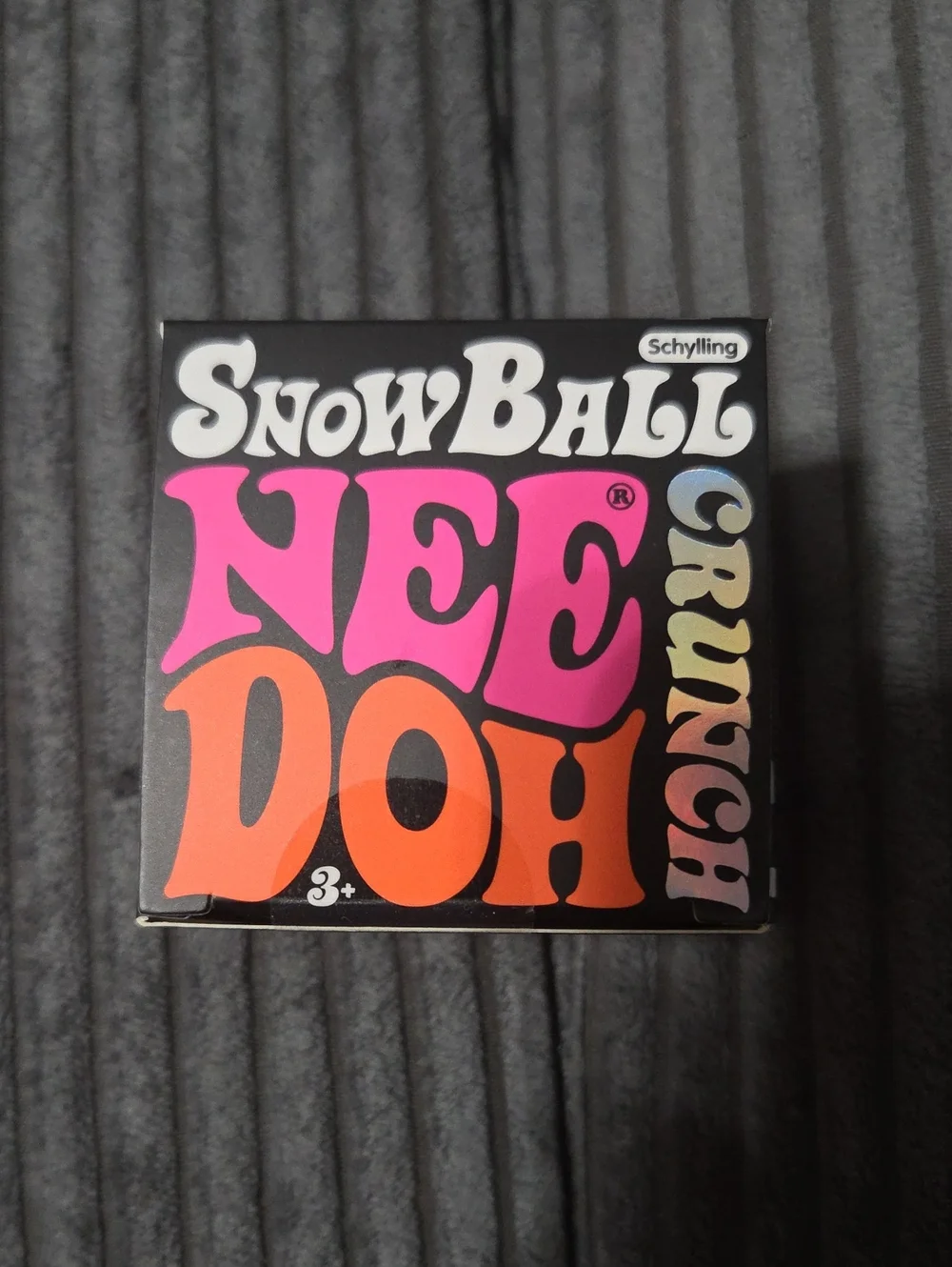 Needoh SnowBall Crunch Squish Toy - Authentic 26091YP